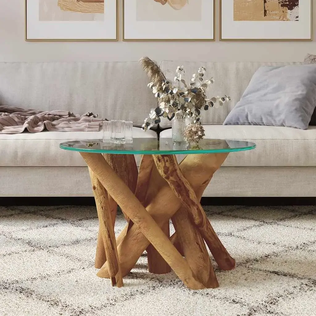 Coffee Table Solid Teak 60 cm Price