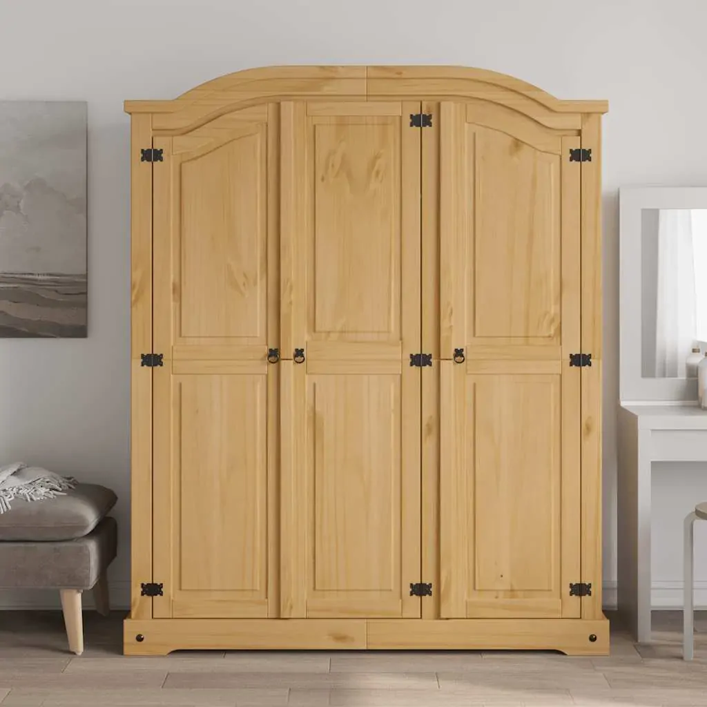 Wardrobe Mexican Pine Corona Range 3 Doors Price