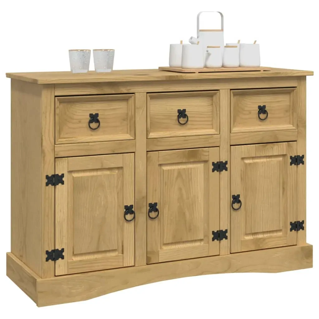 Sideboard Solid Mexican Pinewood Corona Range 132x43x78 cm Price