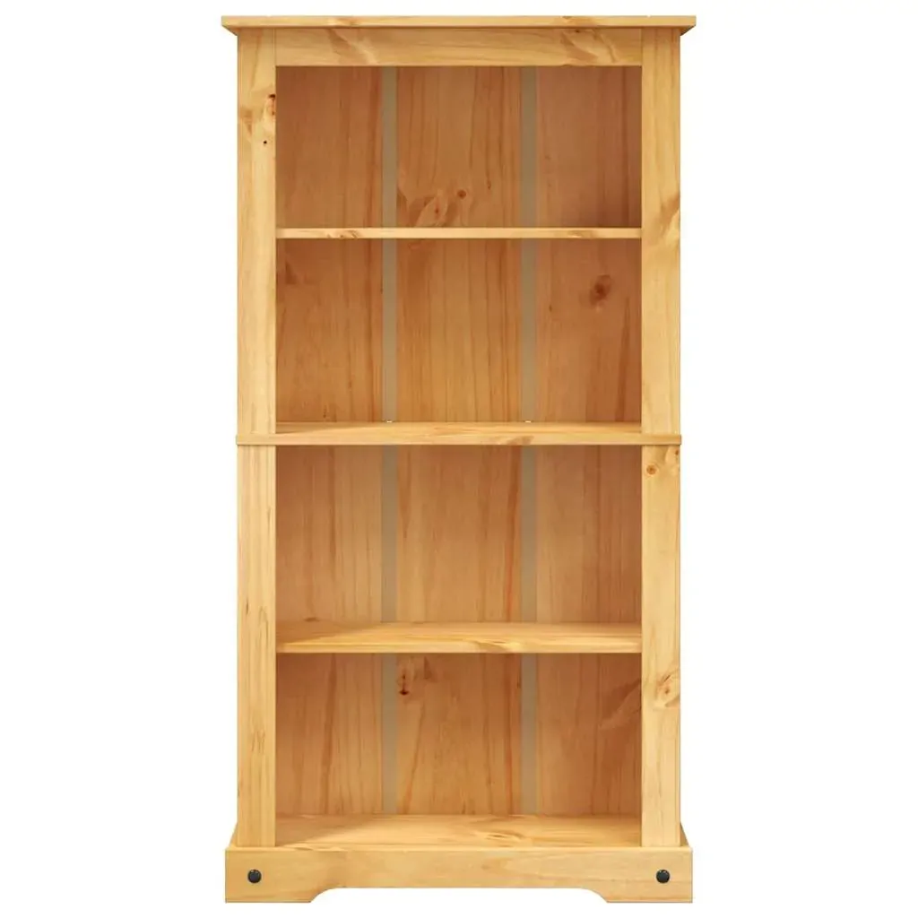 4-Tier Bookcase Mexican Pine Corona Range 81x29x150 cm Price