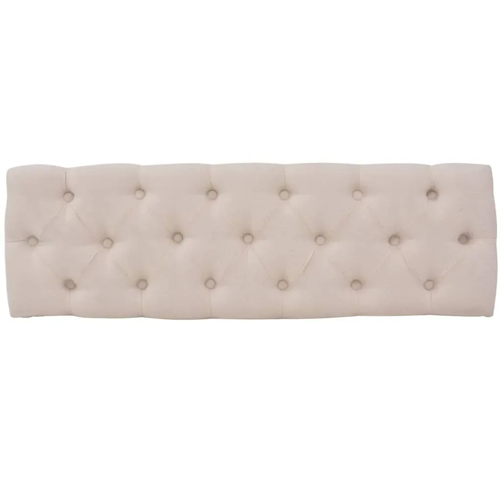 Bench Linen Solid Wood 110x38x48 cm Price