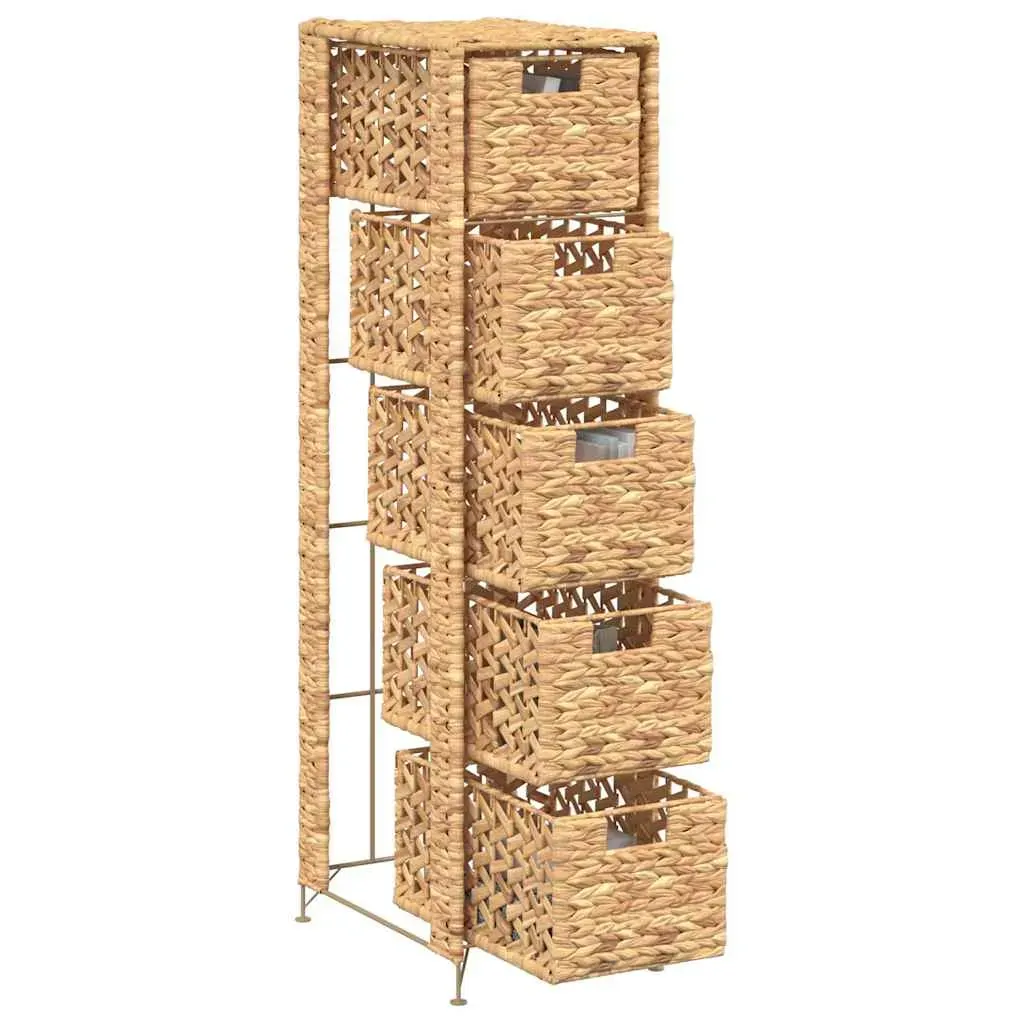 Storage Unit with 5 Baskets Water Hyacinth Price