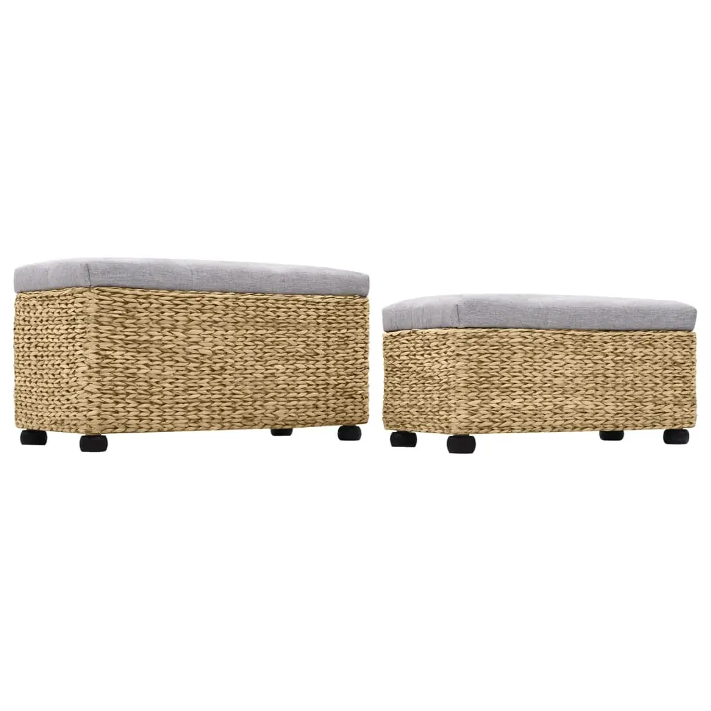 Bench Set 2 Pieces Seagrass Price