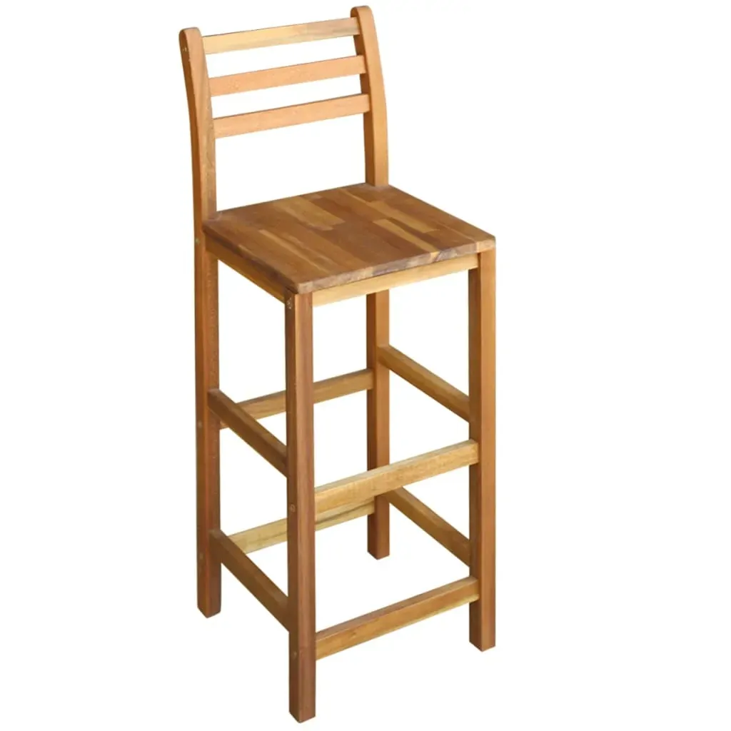 Bar Table and Chair Set Solid Acacia Wood Price