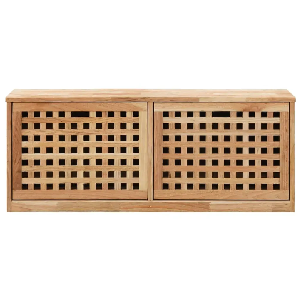 Shoe Storage Bench Solid Walnut Wood Price