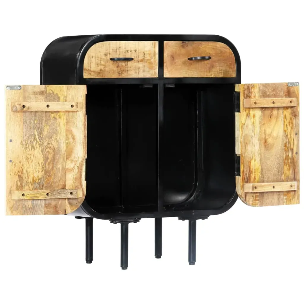 Sideboard 60x30x75 cm Solid Mango Wood and Iron Price