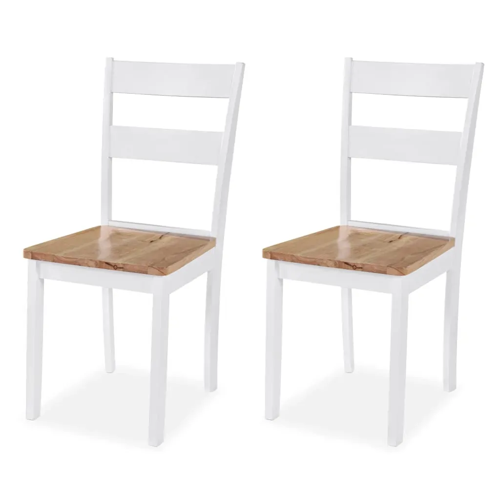 Dining Set MDF and Rubberwood White Price