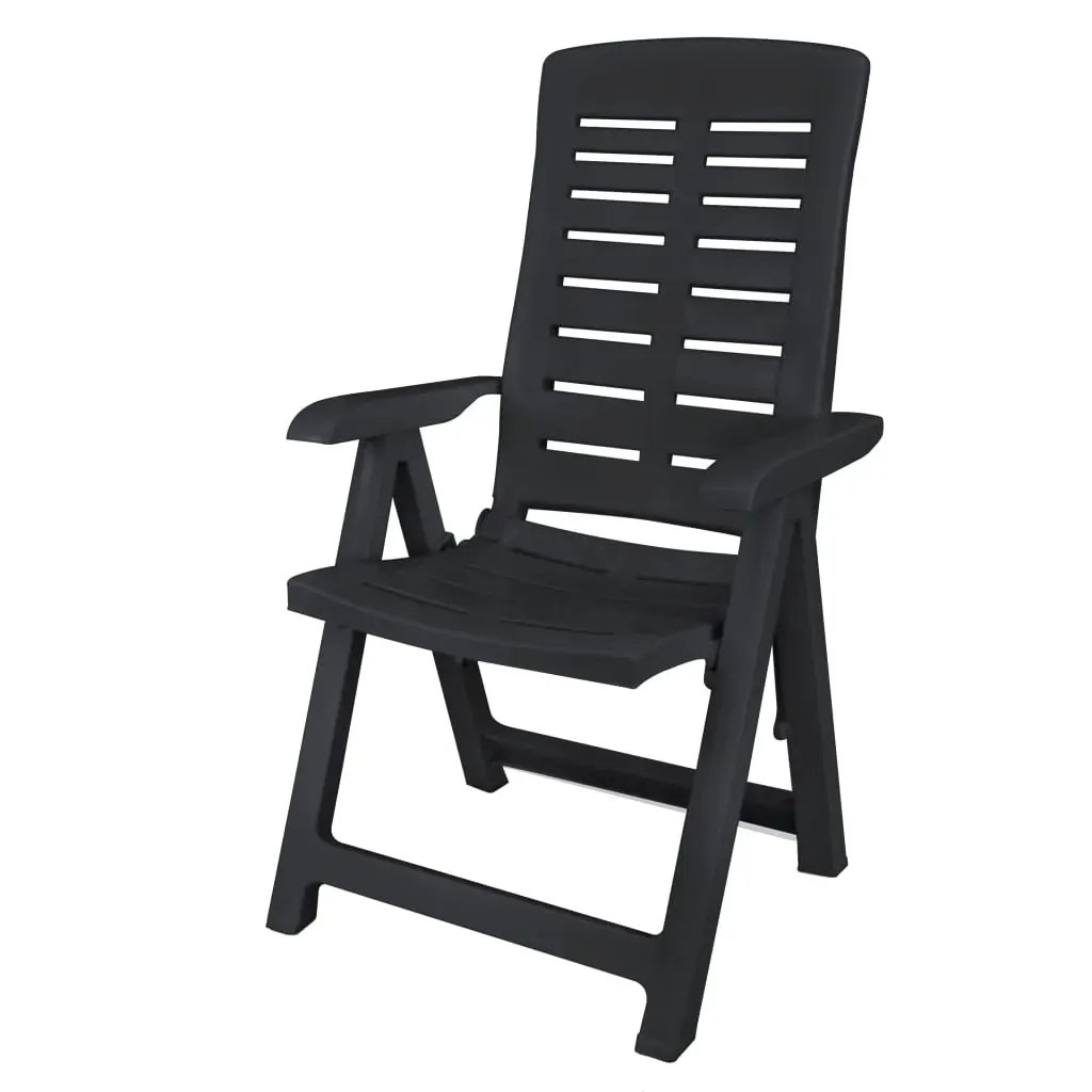Outdoor Dining Set Plastic Anthracite Price