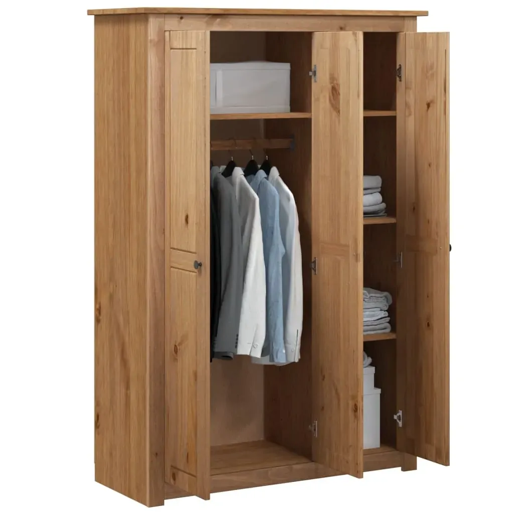 3-Door Wardrobe Pine Panama Range Price