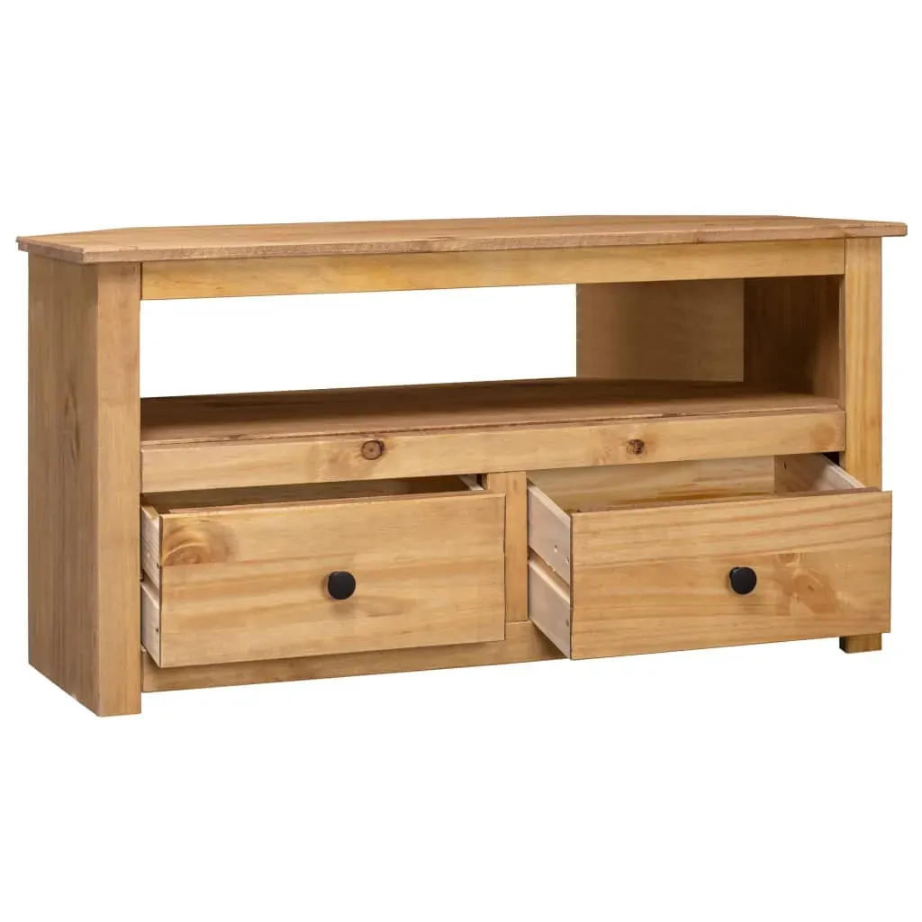 Traverse Corner TV Cabinet 93x49x49 cm Solid Pine Panama Range Price