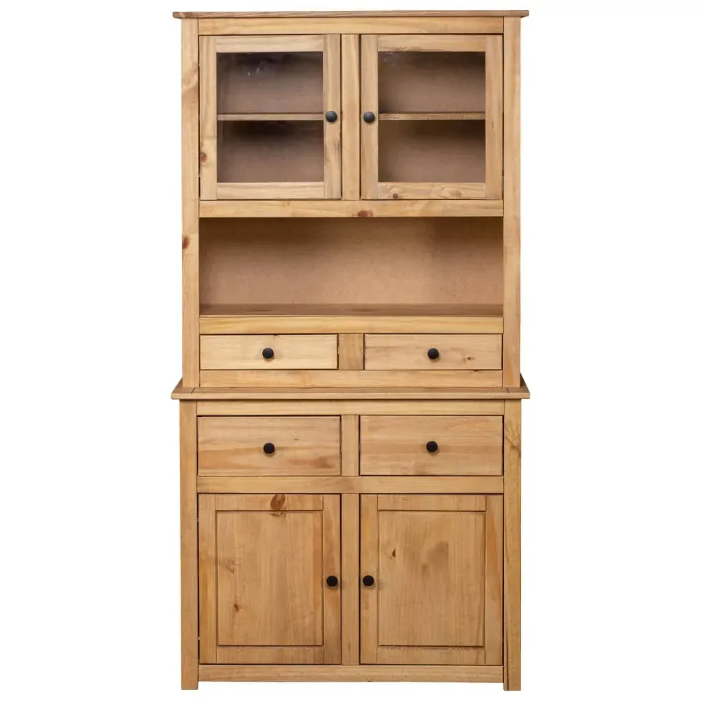 Highboard 93x40.5x180 cm Solid Pine Panama Range Price