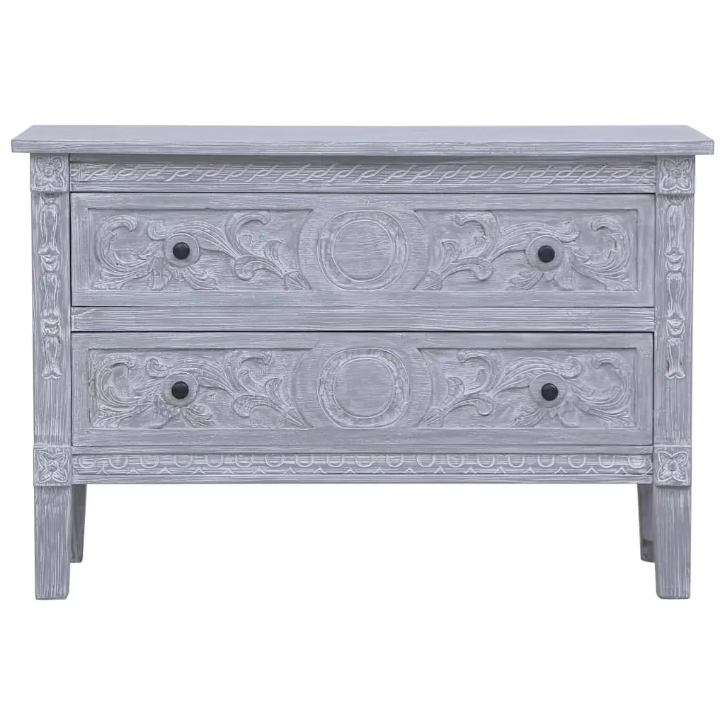 Sideboard with 2 Drawers 90x30x60 cm Solid Mahogany Wood Price