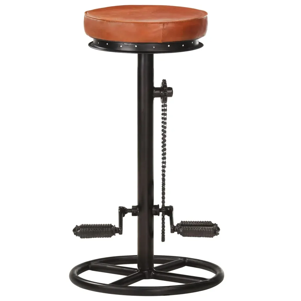 Bar Stools 2 pcs and Real Goat Leather Price