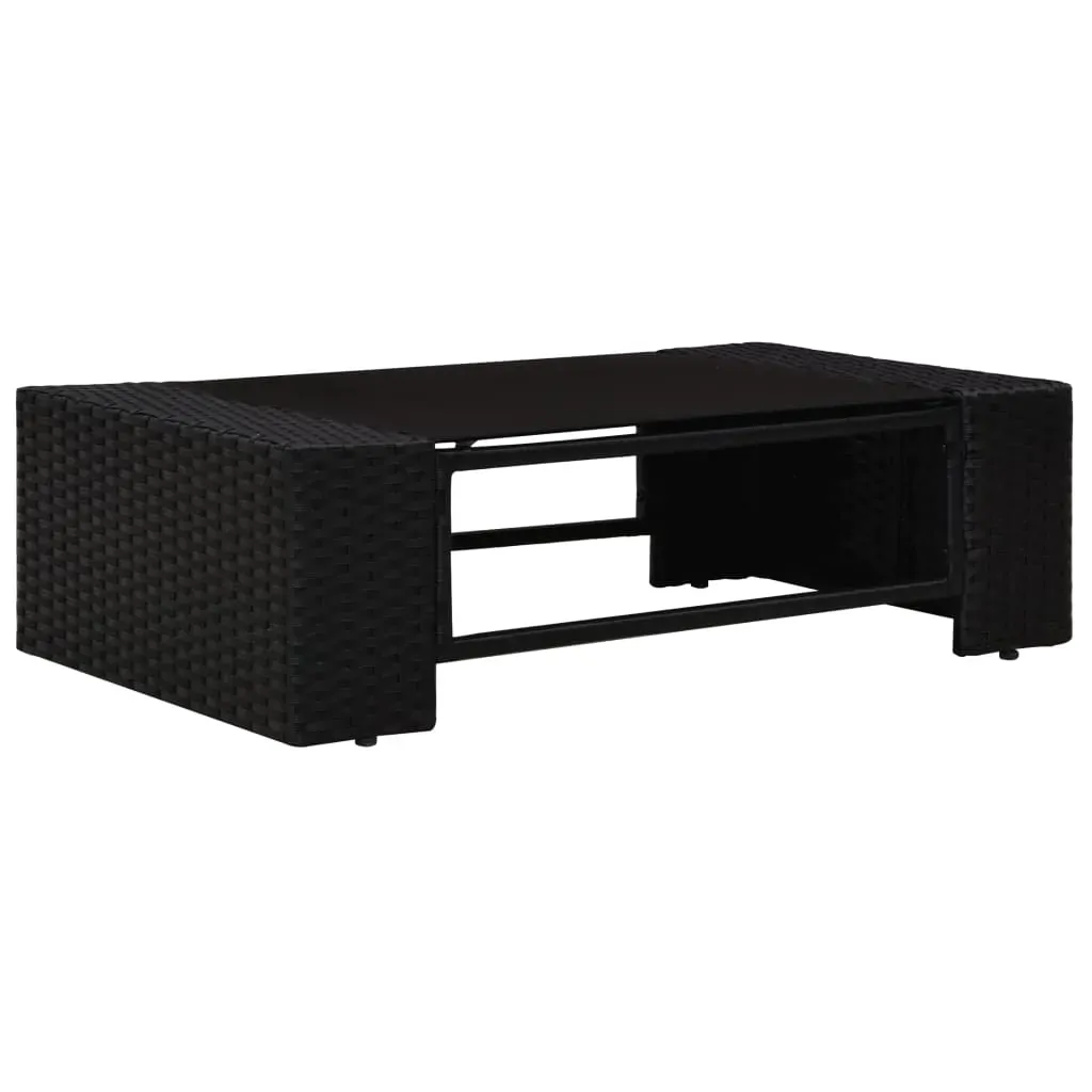 4 Piece Garden Lounge Set Poly Rattan Price