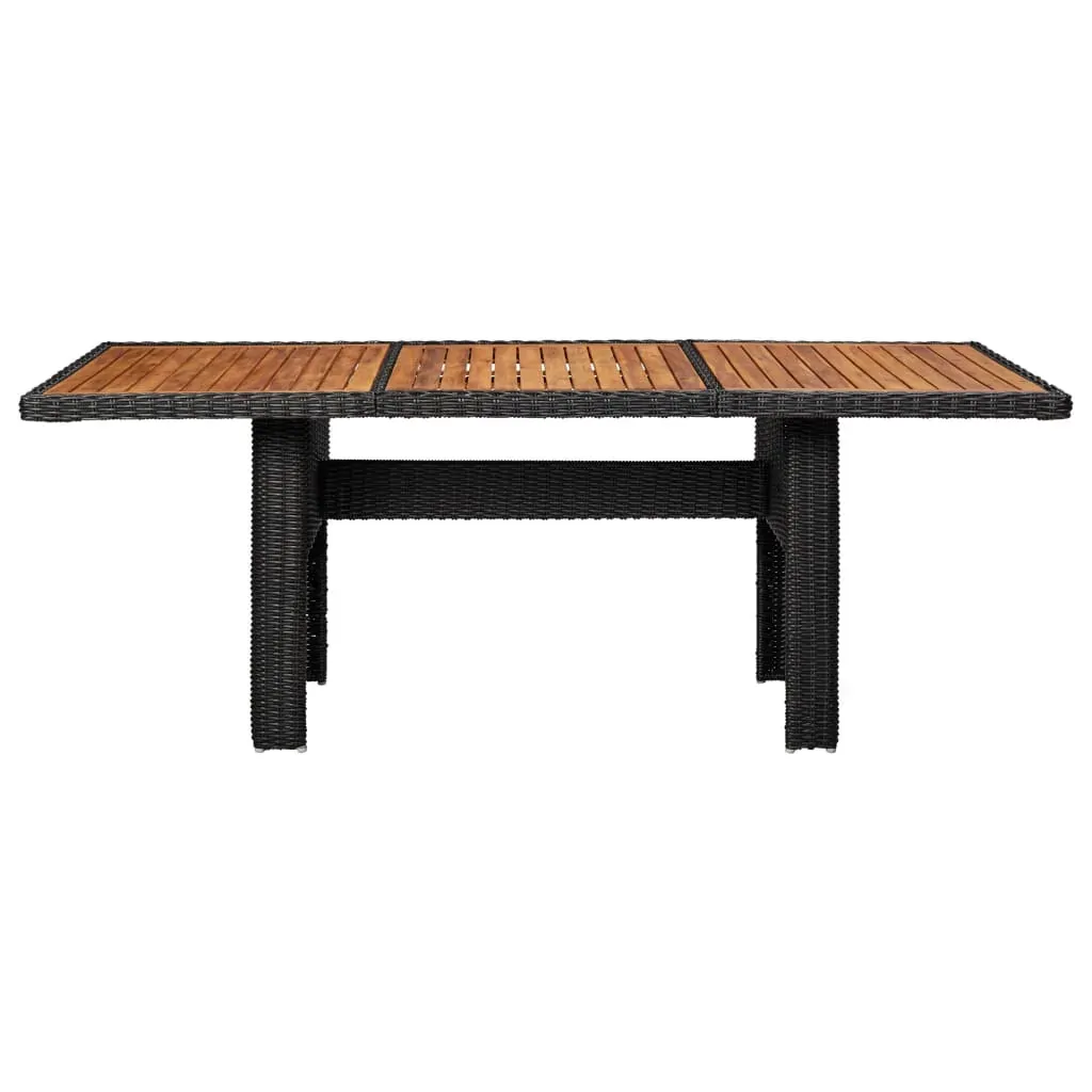 11 Piece Outdoor Dining Set Poly Rattan Price