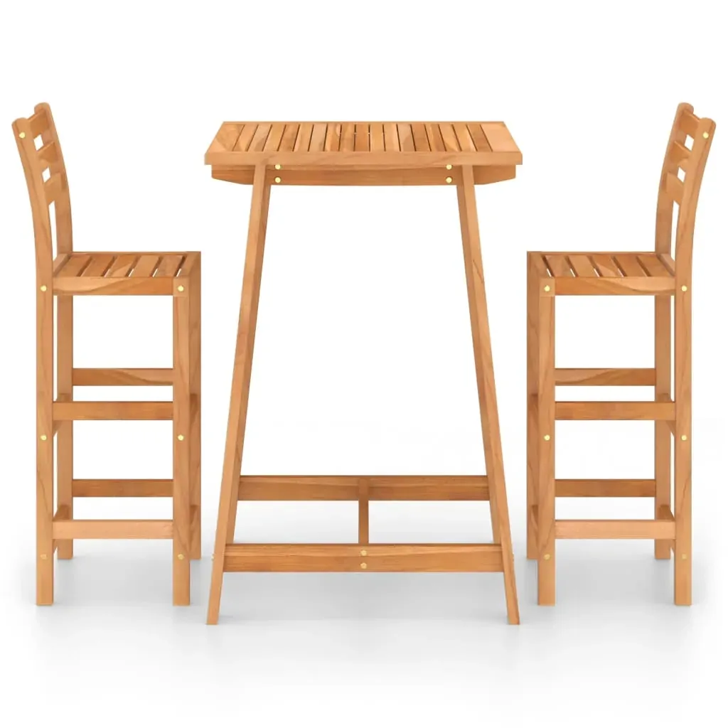 Outdoor Bar Set Solid Acacia Wood Price