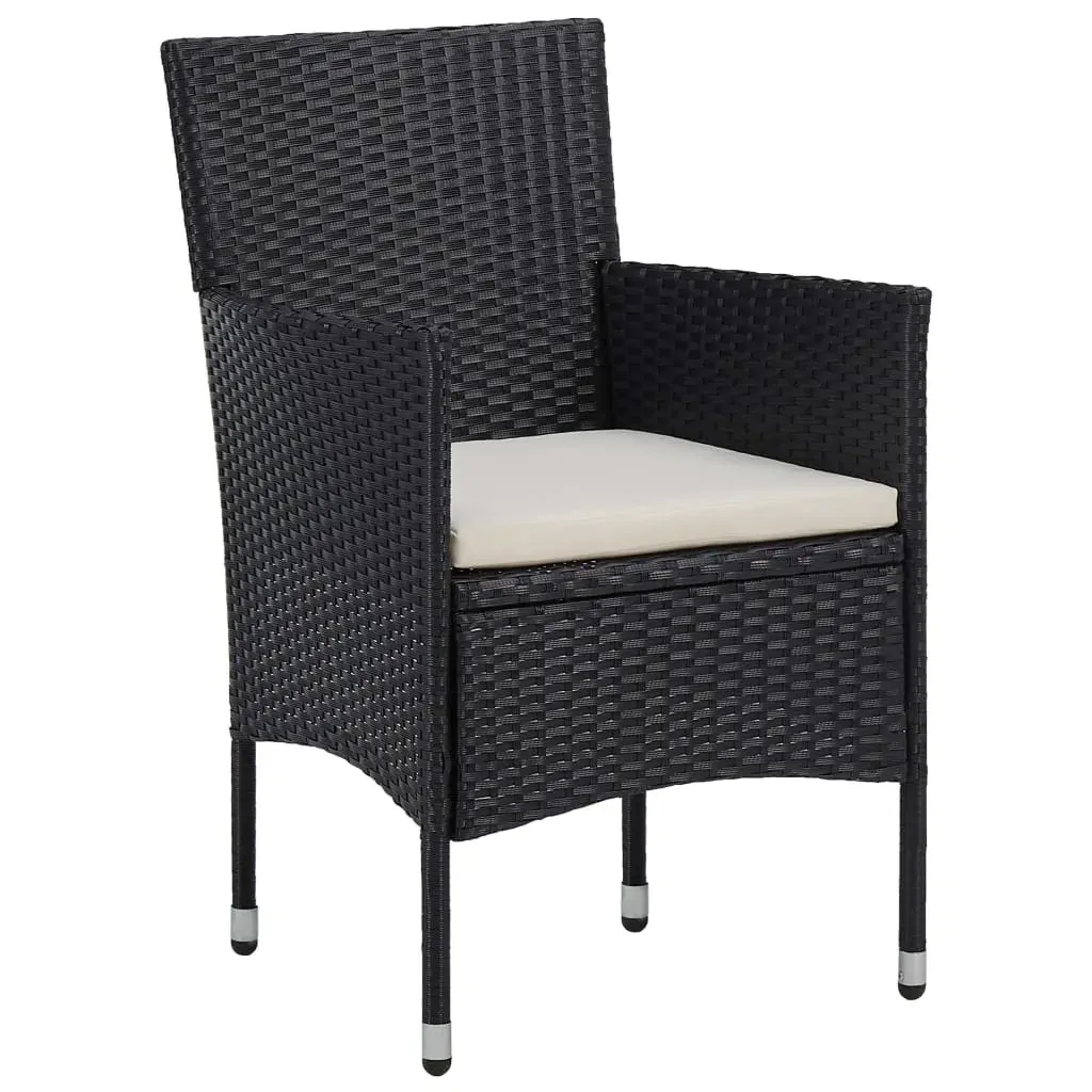 3 Piece Garden Dining Set Poly Rattan Price