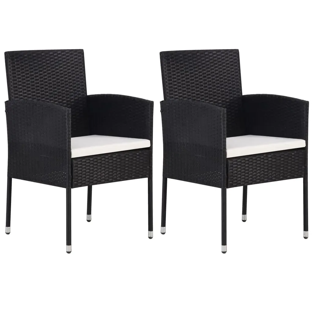 3 Piece Garden Dining Set Poly Rattan Price