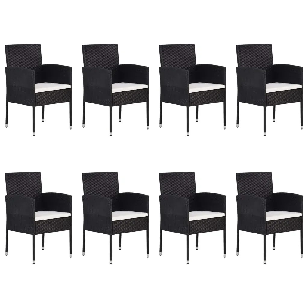 9 Piece Garden Dining Set Poly Rattan Price