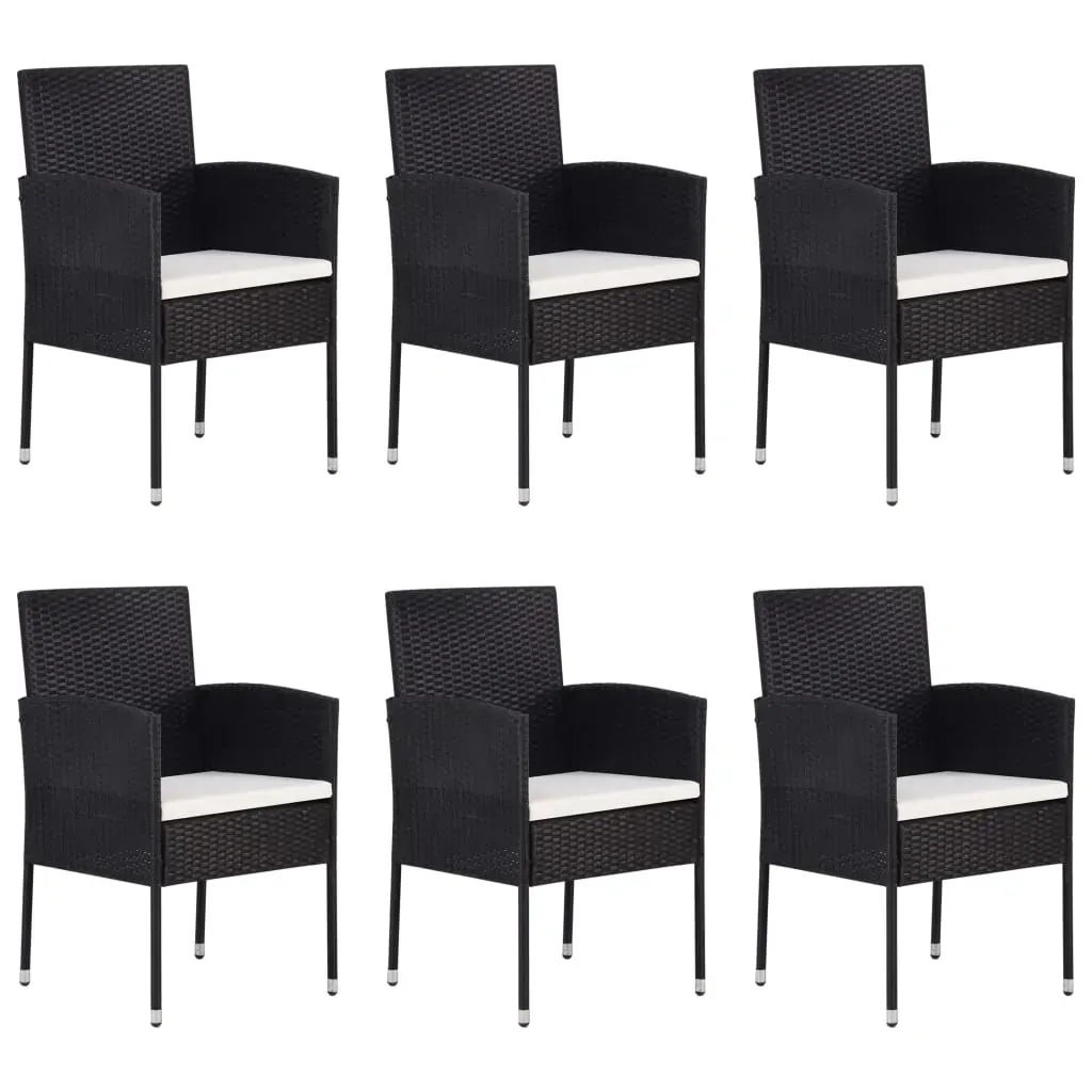 7 Piece Garden Dining Set Poly Rattan Price