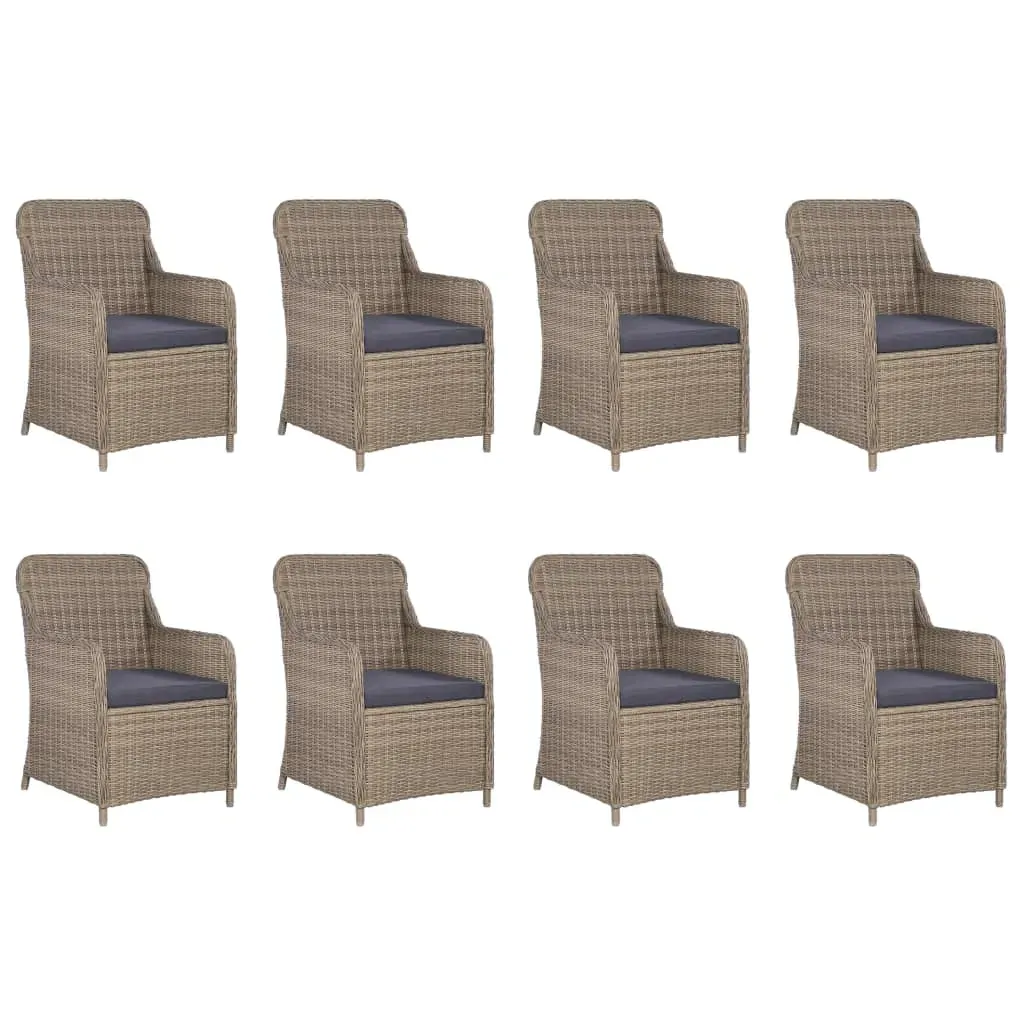 11 Piece Garden Dining Set Poly Rattan Price