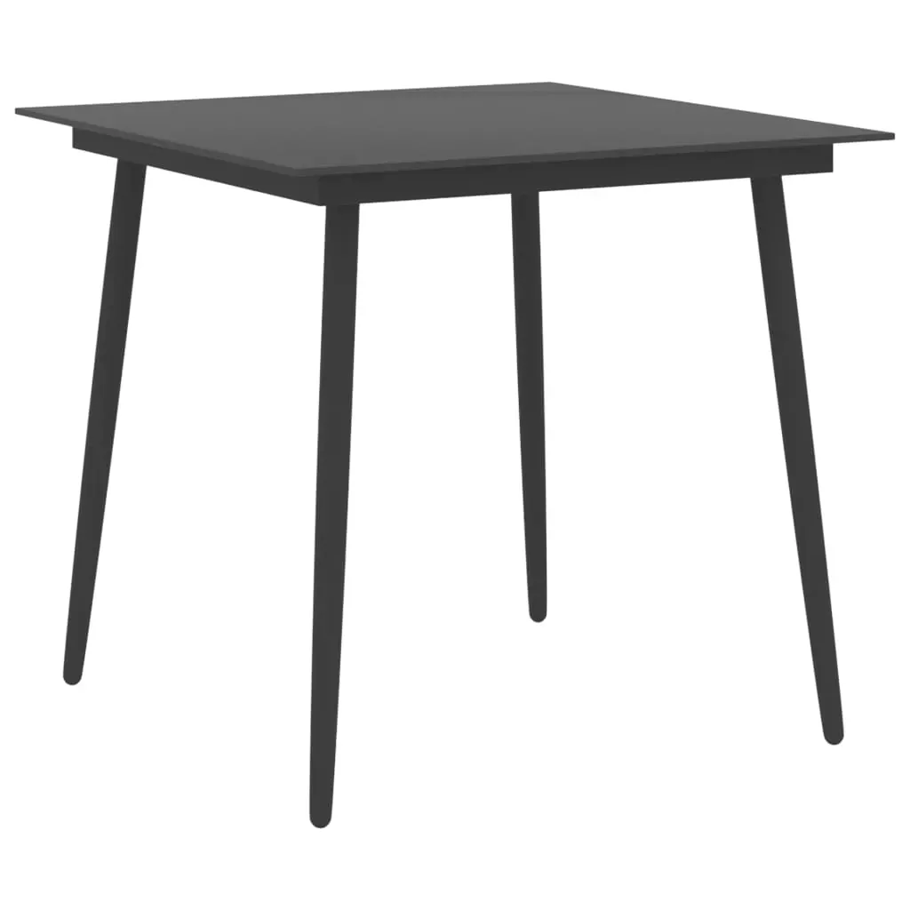 Garden Dining Set Black Price