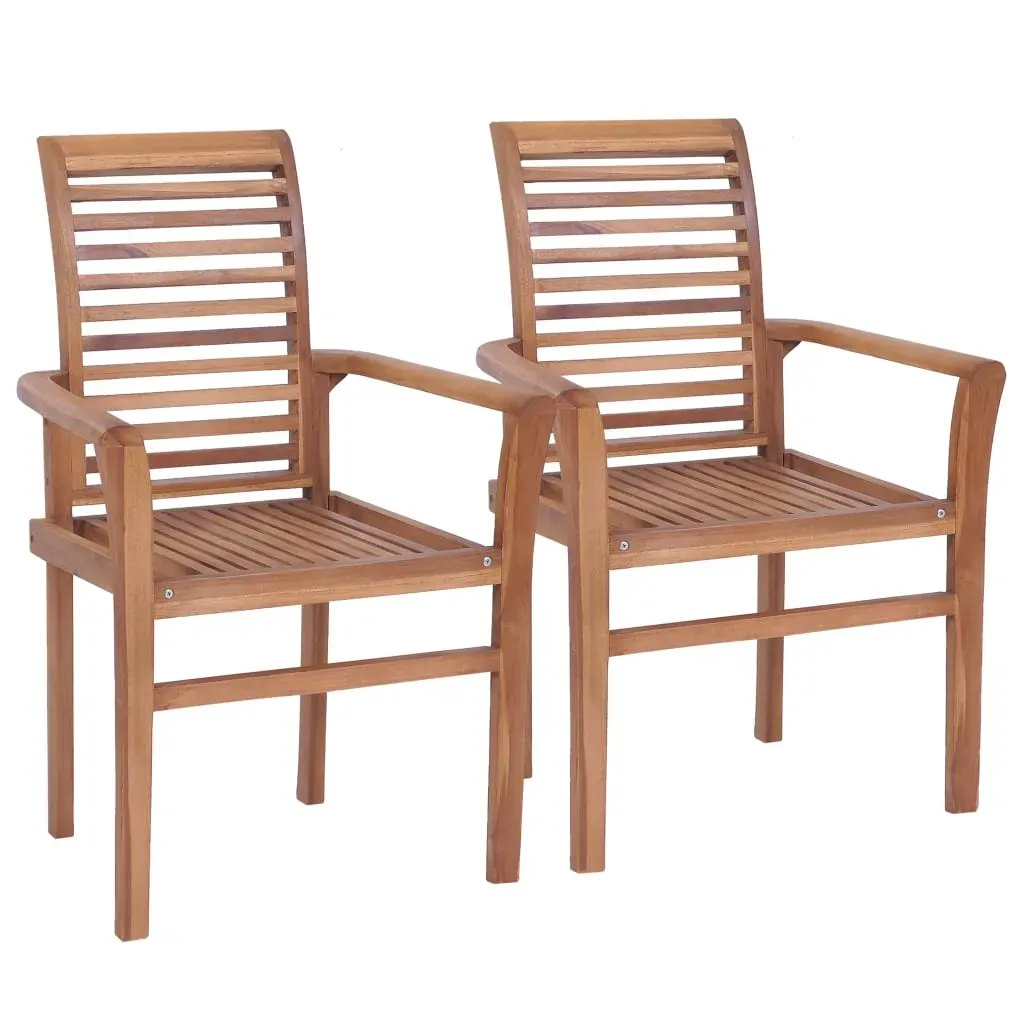 Dining Chairs with Cushions Solid Teak Wood Price