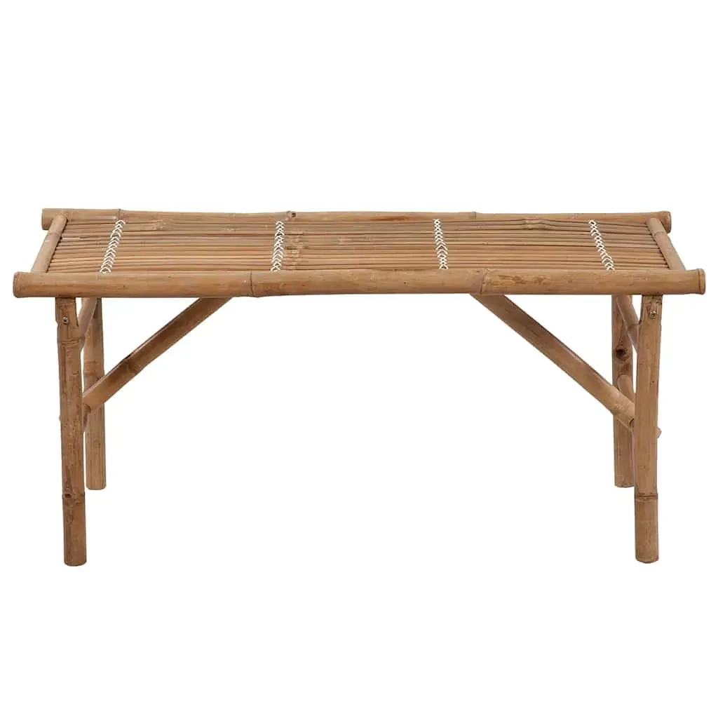 Folding Garden Bench with Cushion Bamboo Price
