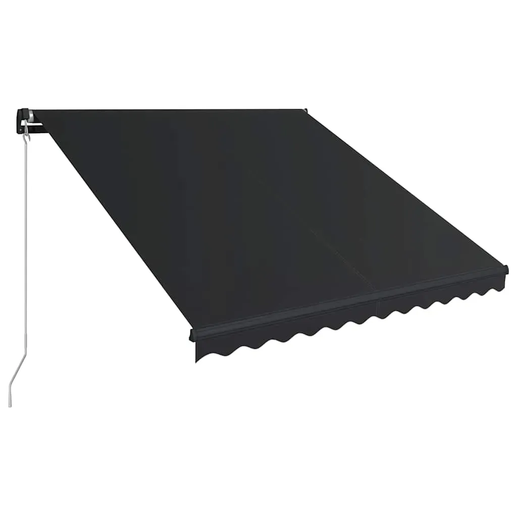 Manual Retractable Awning with LED Blue and White Price