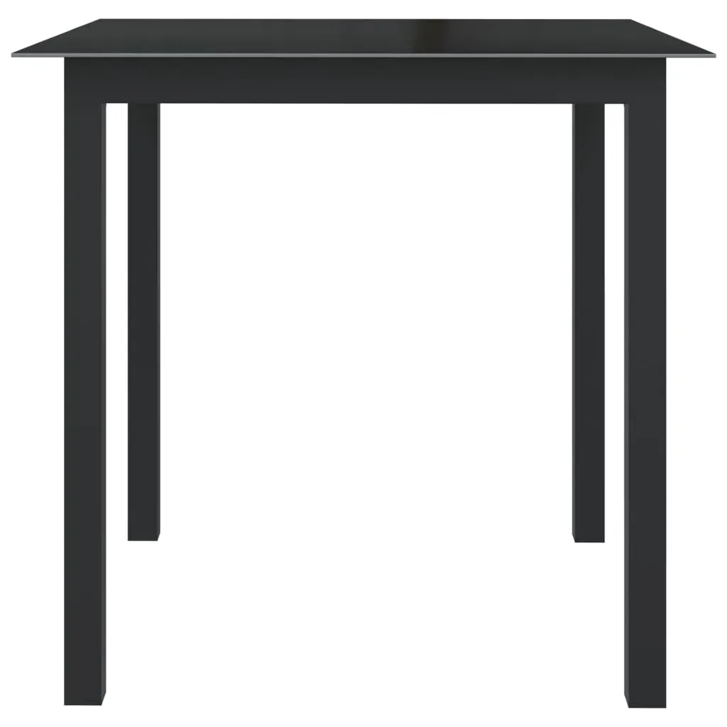 Garden Dining Set Aluminium Anthracite Price