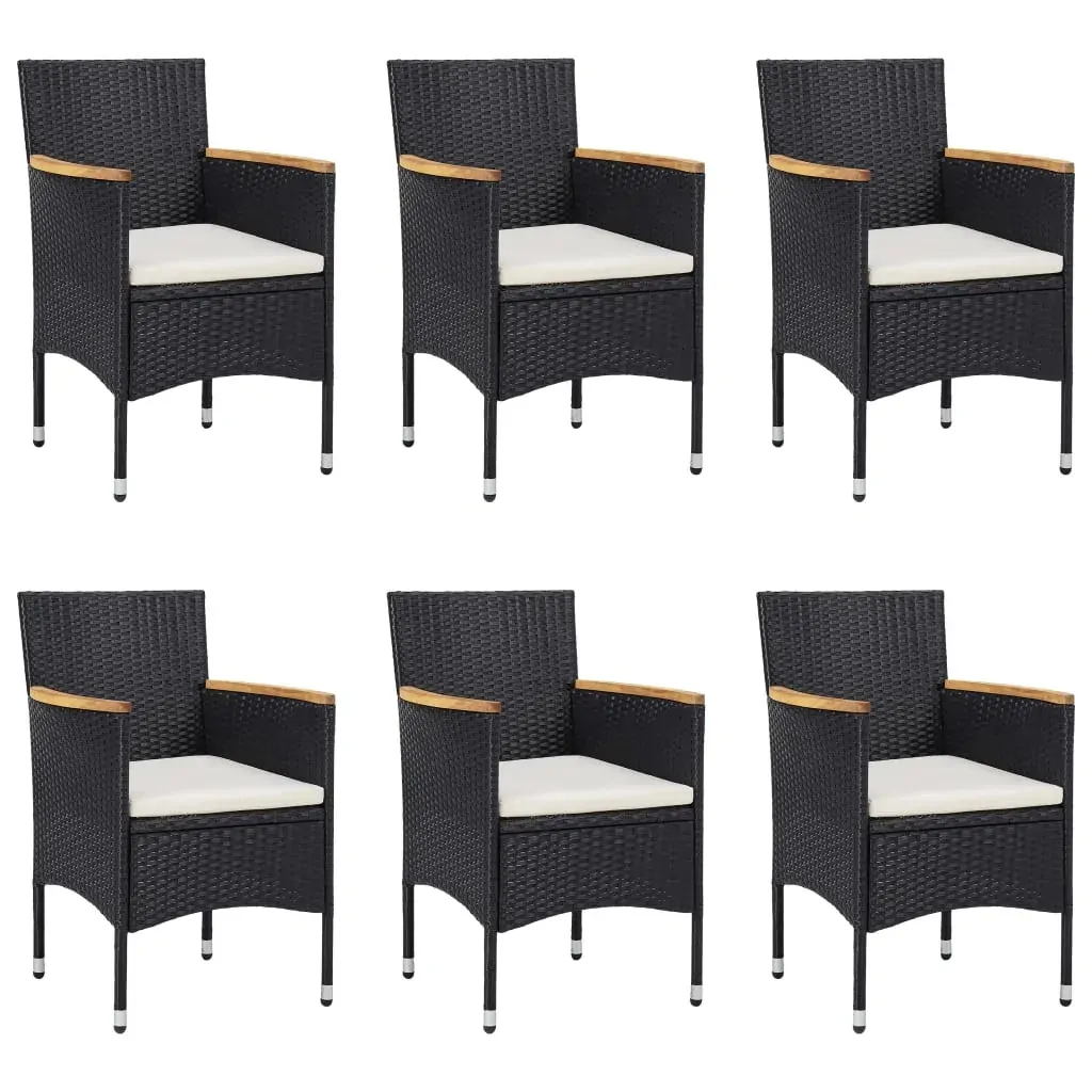 7 Piece Garden Dining Set Poly Rattan Price