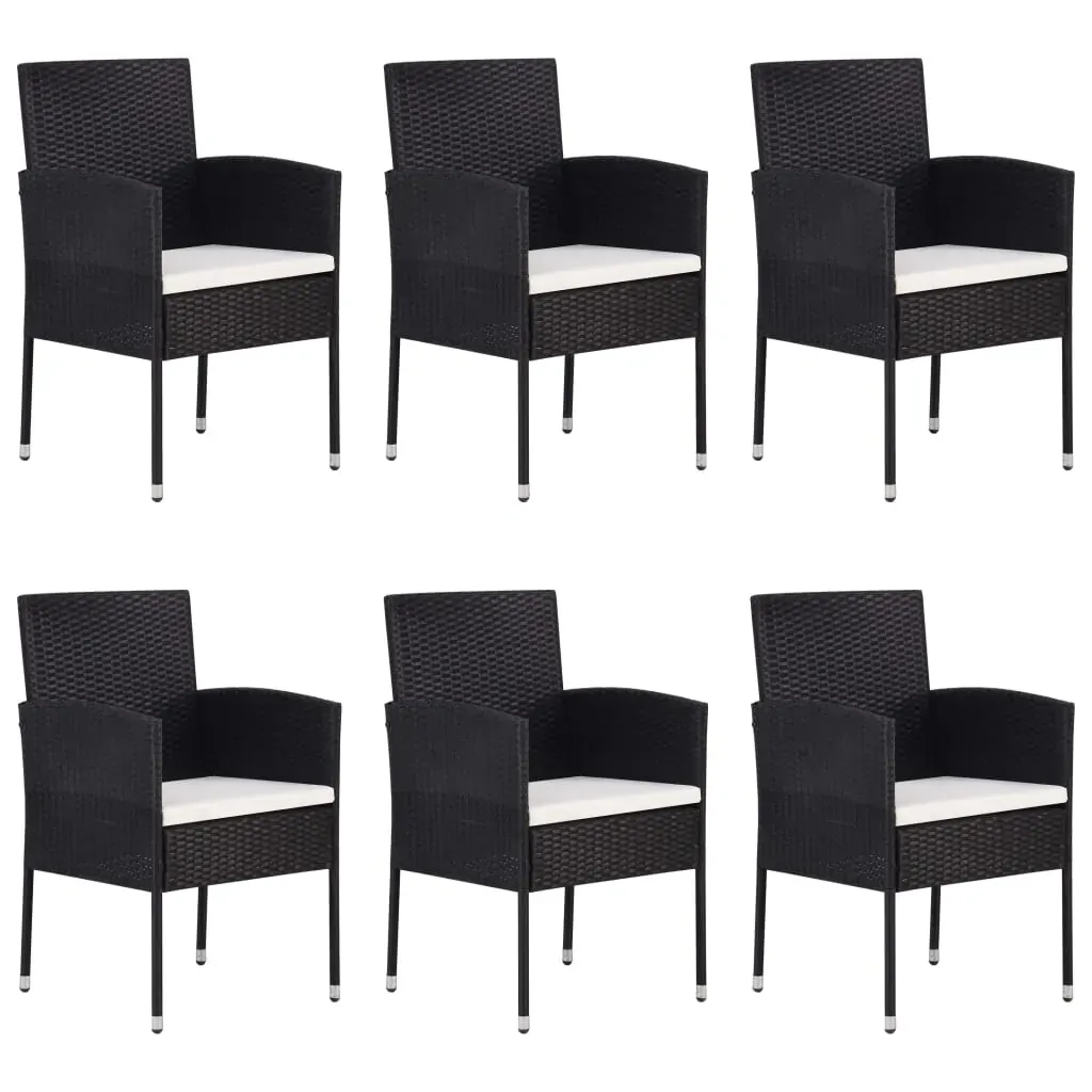 7 Piece Garden Dining Set Poly Rattan Price