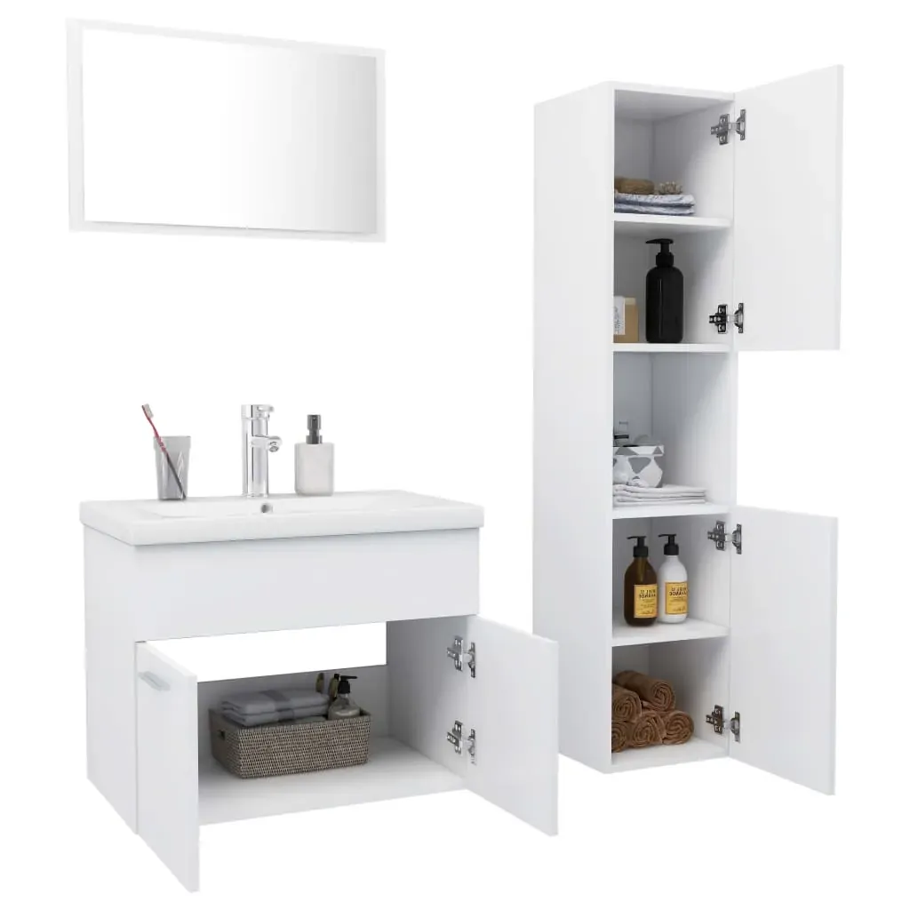 Bathroom Furniture Set Engineered Wood Price