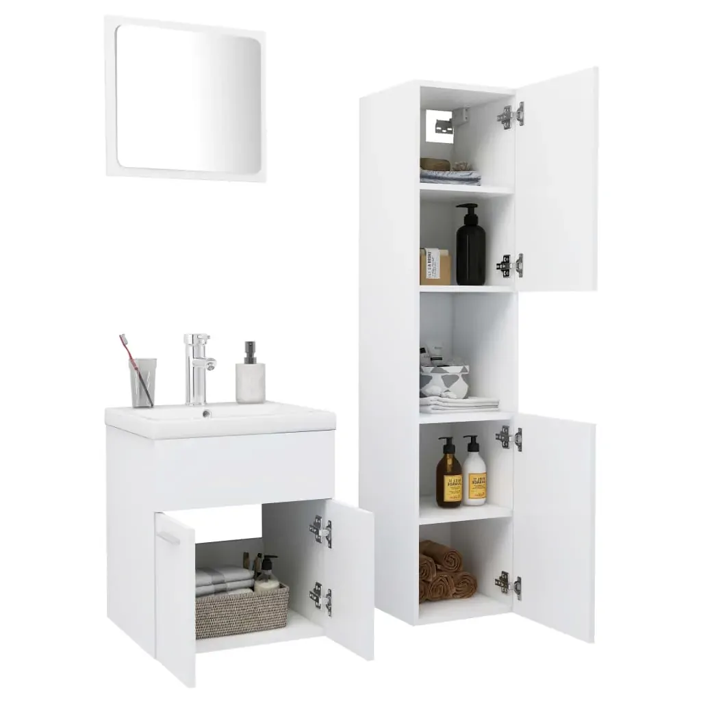 Bathroom Furniture Set Engineered Wood Price