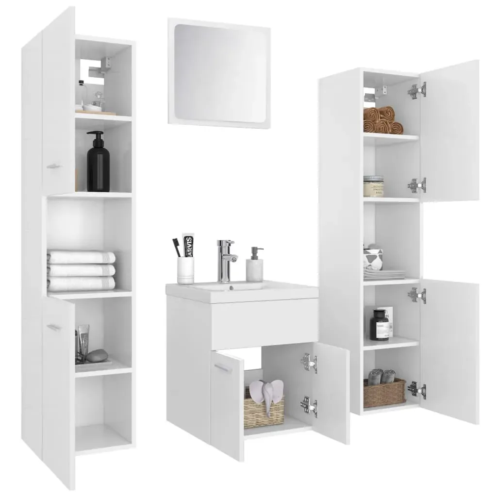 Bathroom Furniture Set Engineered Wood Price