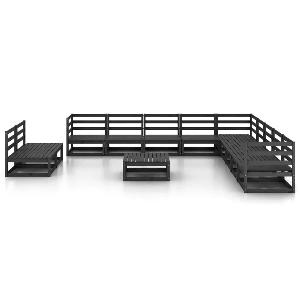 12 Piece Garden Lounge Set Solid Pinewood Price