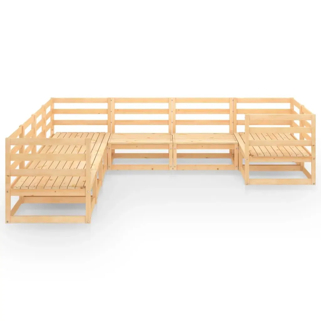 8 Piece Garden Lounge Set Solid Pinewood Price