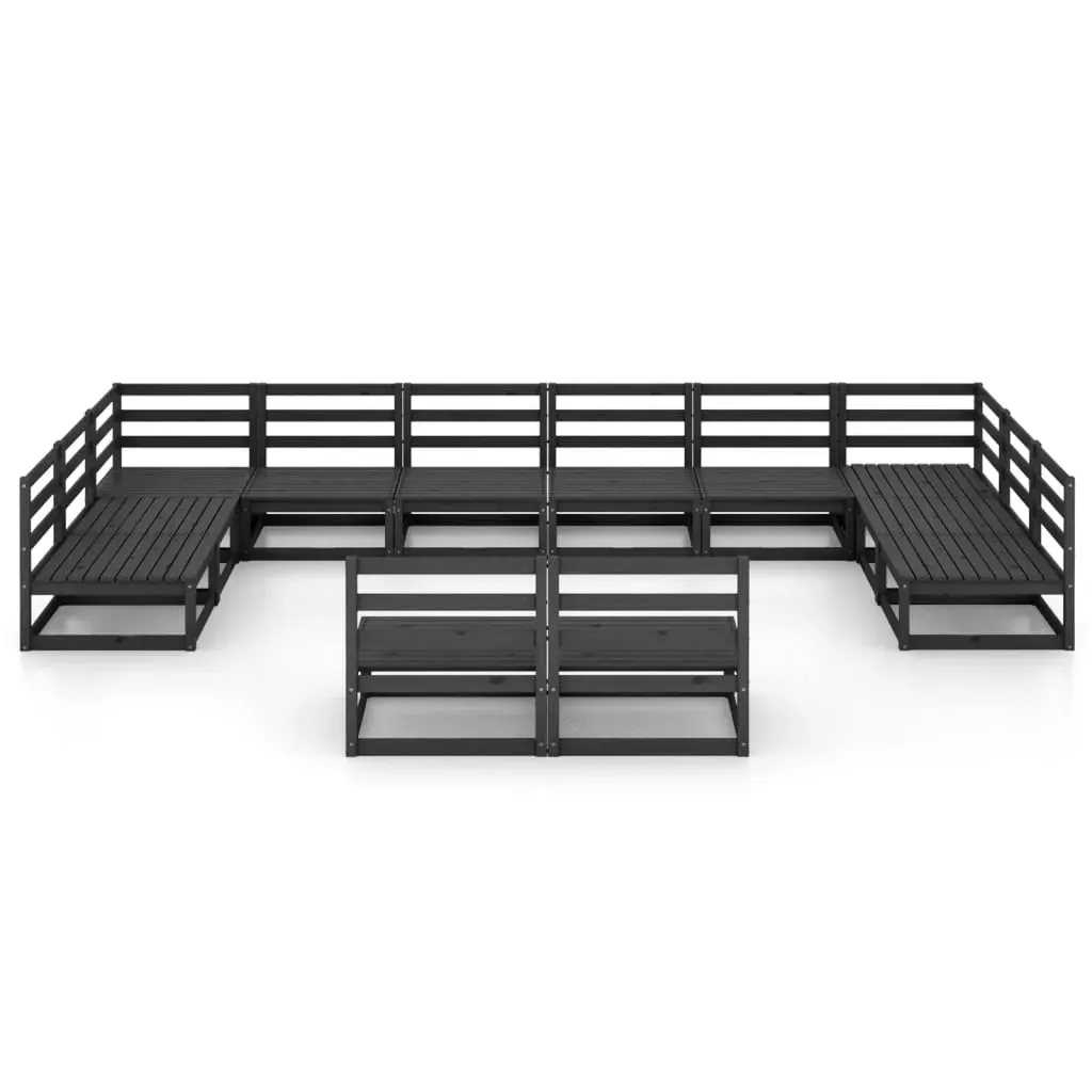 12 Piece Garden Lounge Set Solid Pinewood Price