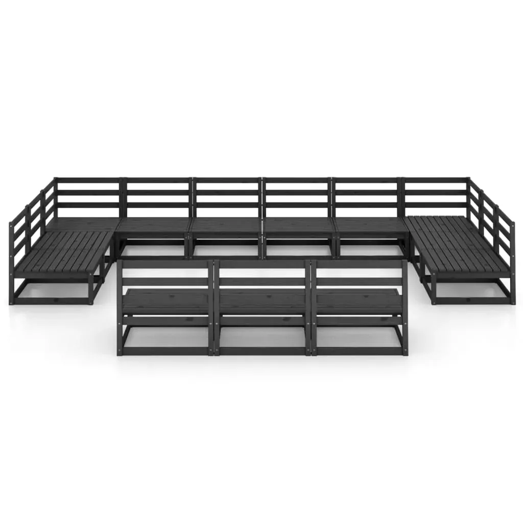 13 Piece Garden Lounge Set Solid Pinewood Price