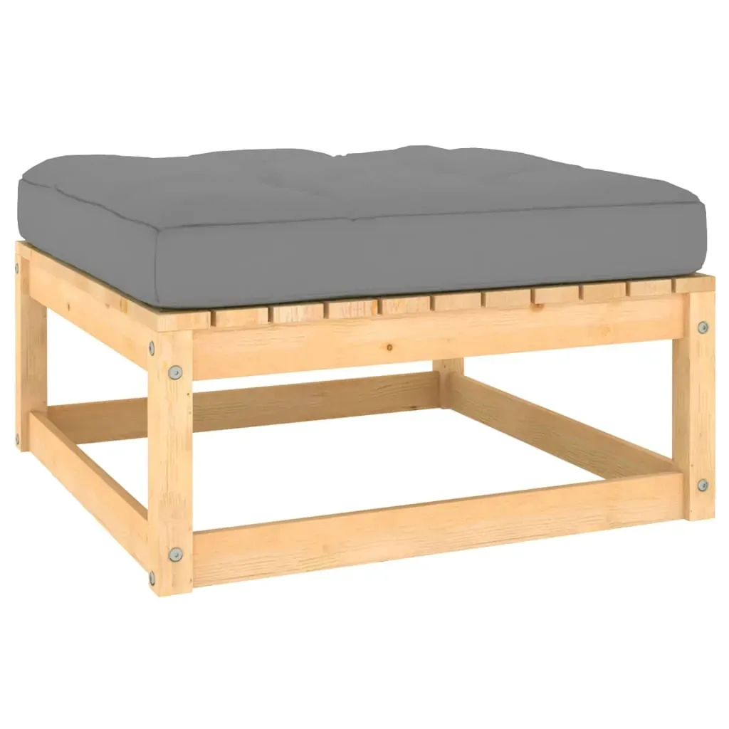 5 Piece Garden Lounge Set with Cushions Solid Pinewood Price