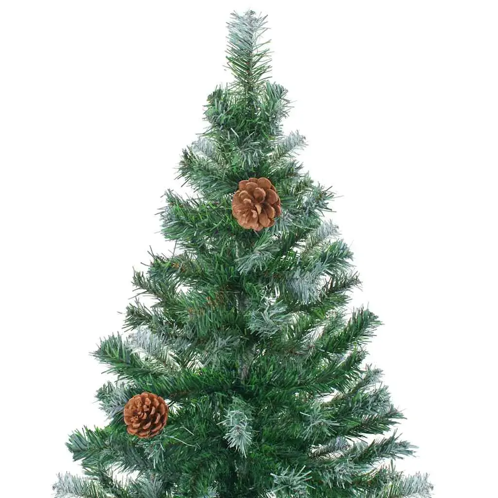 Frosted Christmas Tree with LEDs&Ball Set&Pinecones Price