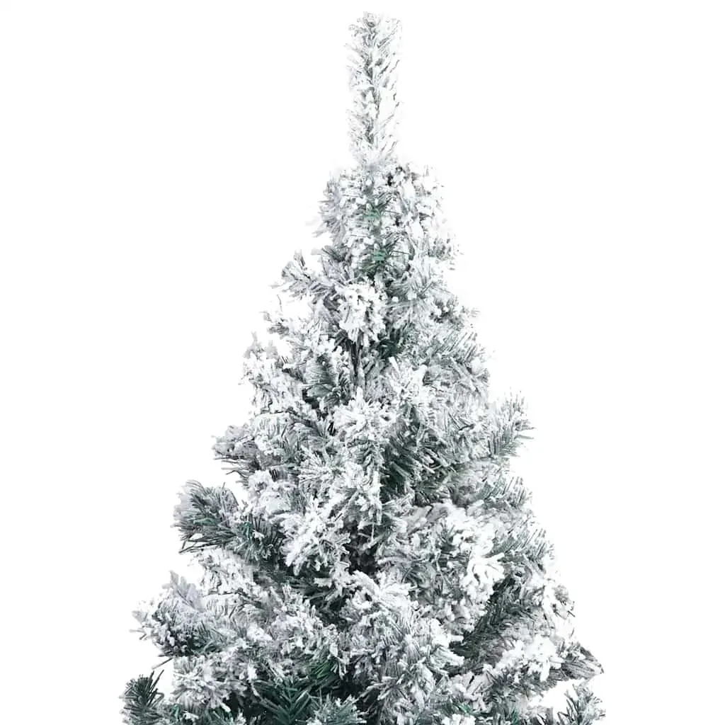 Artificial Christmas Tree LEDs&Ball Set&Flocked Snow Green Price
