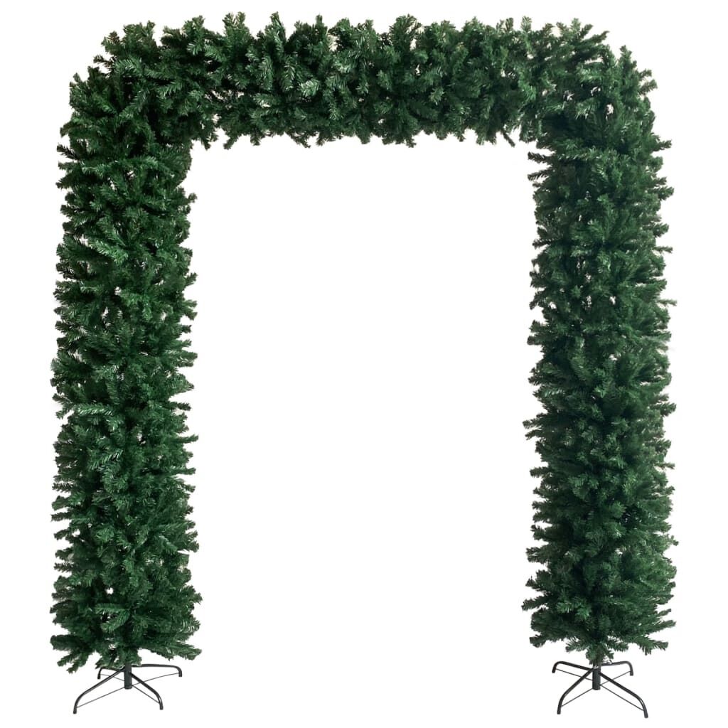 Christmas Tree Arch with LEDs&Ball Set Green 240 cm Price
