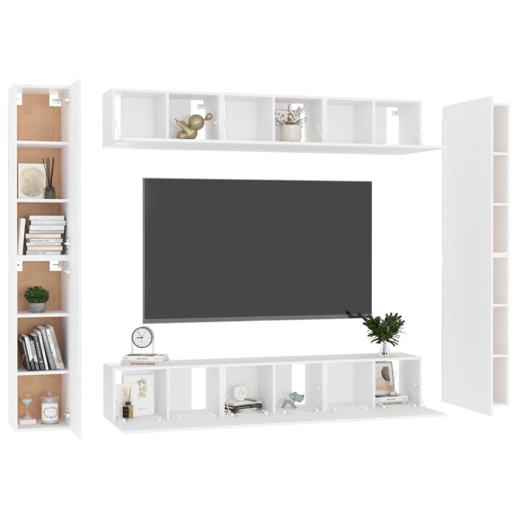 Buckley 6 Piece TV Cabinet Set Engineered Wood Price
