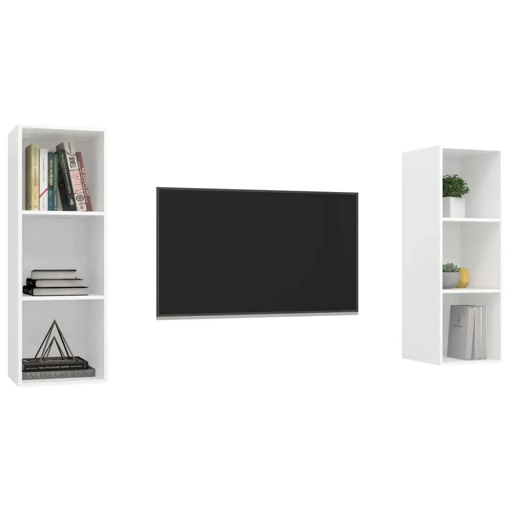Picayune Wall-mounted TV Cabinets 2 pcs Engineered Wood Price
