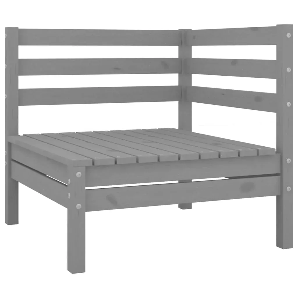 5 Piece Garden Lounge Set Solid Pinewood Price
