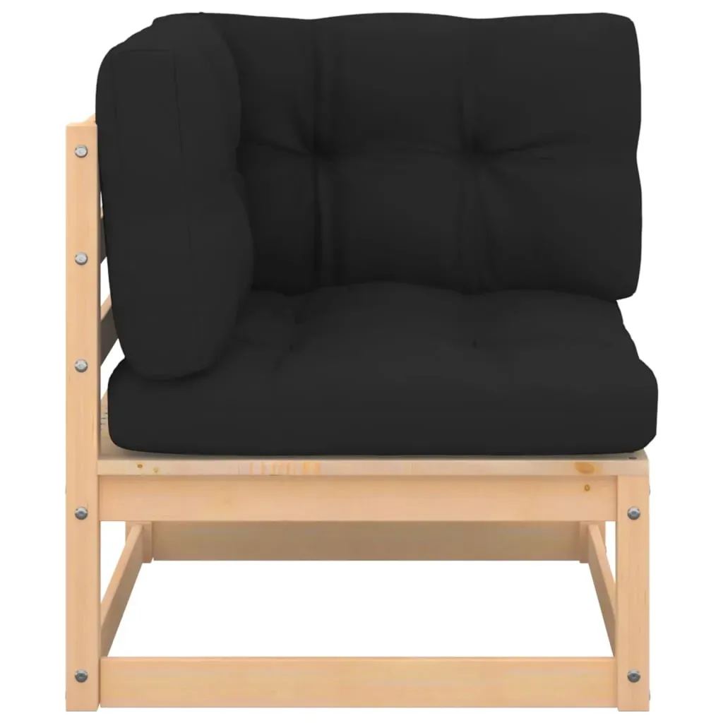 Garden Lounge Set with Cushions Solid Pinewood Price