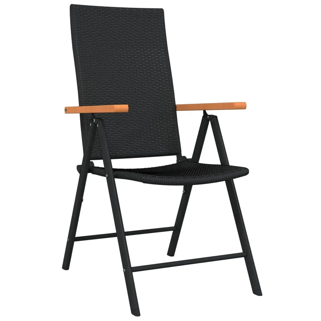 Garden Dining Set Black Price