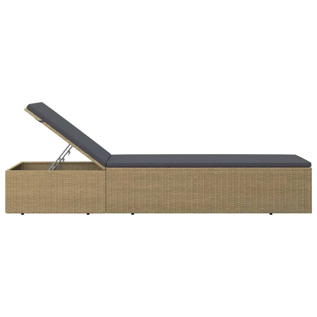 Sunlounger Poly Rattan and Price