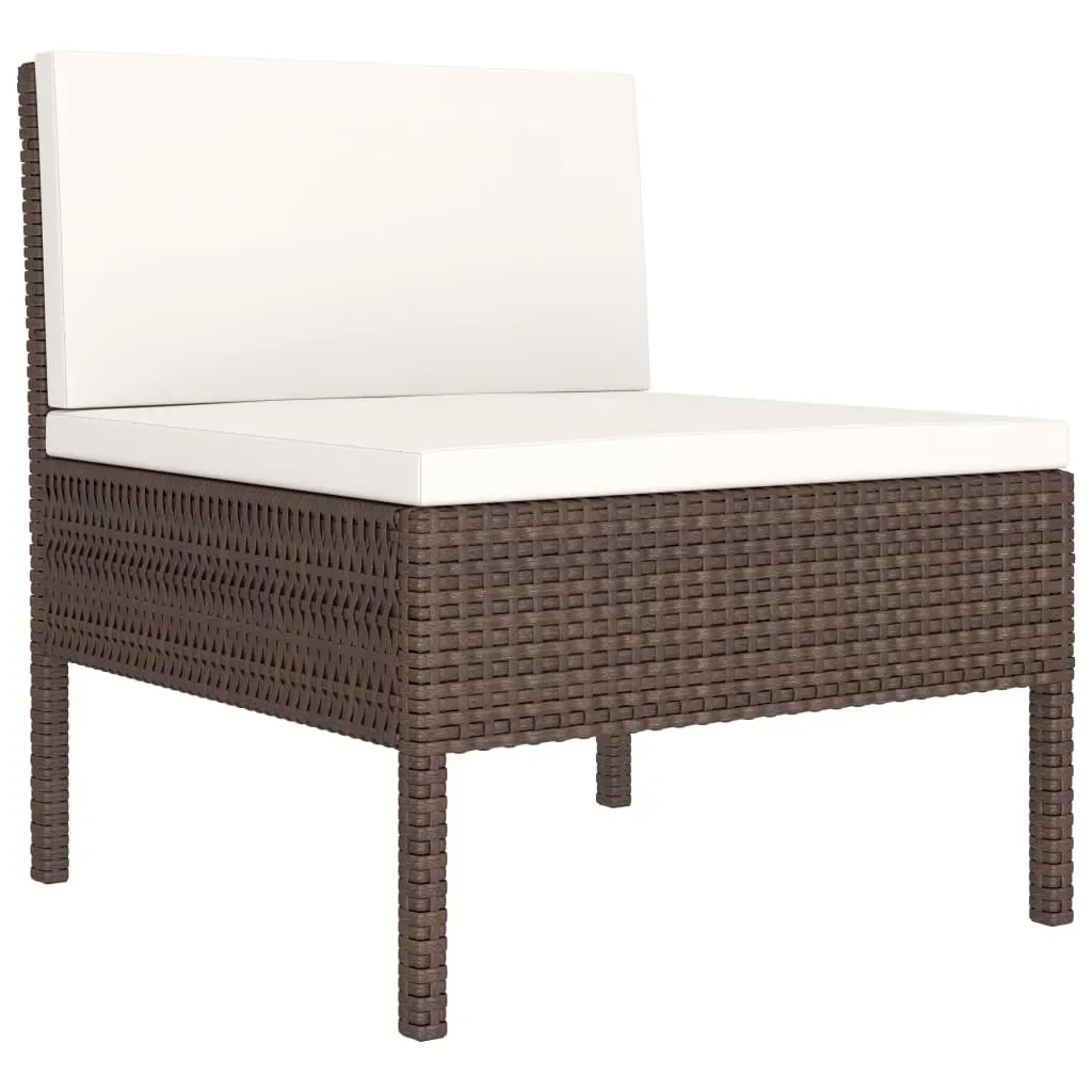 Garden Chairs 3 pcs with Cushions Poly Rattan Price